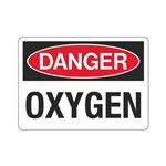 Danger Oxygen Sign